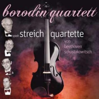 Borodin Quartett - Beethoven/Shostakovich i gruppen CD / Pop hos Bengans Skivbutik AB (1020604)