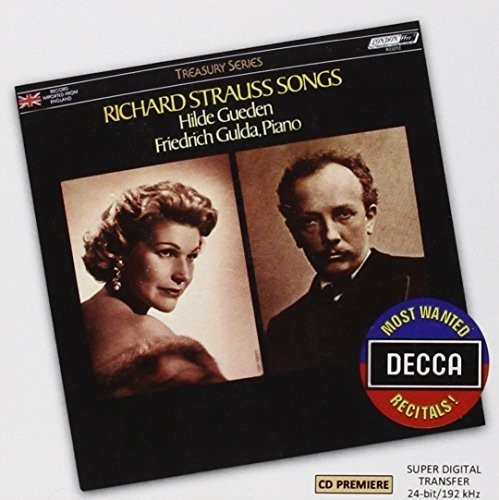 Gueden Hilde/Gulda Friedrich - Richard Strauss Songs i gruppen CD / Klassisk hos Bengans Skivbutik AB (1021419)