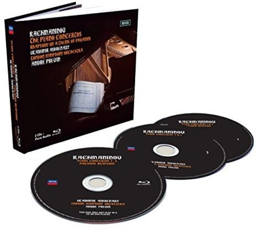 Rachmaninov - Pianokonserter & Paganini-Rapsodi i gruppen CD / Klassisk hos Bengans Skivbutik AB (1033927)