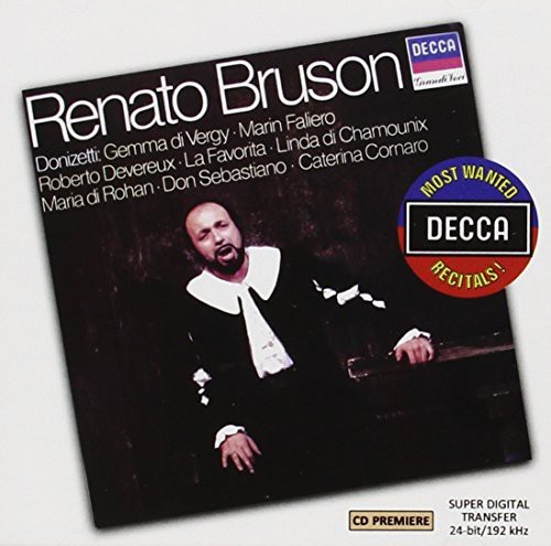 Bruson Renato - Donizetti Arias i gruppen CD / Klassisk hos Bengans Skivbutik AB (1055028)