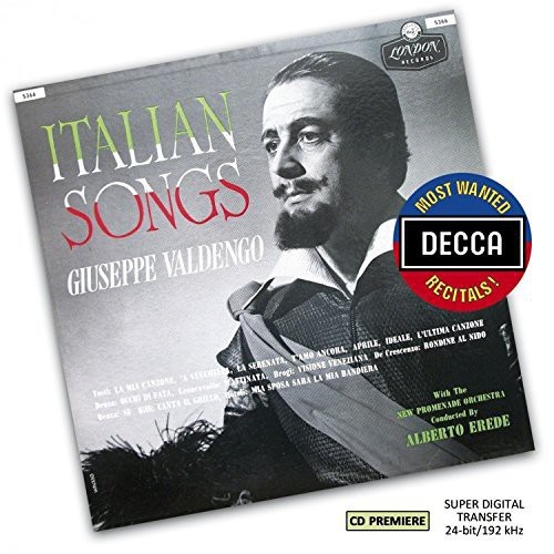 Giuseppe Valdengo - Italian Songs i gruppen CD / Klassisk hos Bengans Skivbutik AB (1086954)