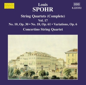 Spohr - String Quartets Vol 17 i gruppen CD hos Bengans Skivbutik AB (1088132)