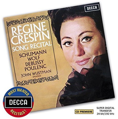 Crespin Régine - Song Recital i gruppen CD / Klassisk hos Bengans Skivbutik AB (1133531)