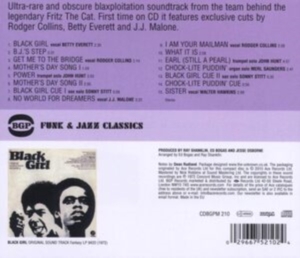 Various Artists - Black Girl Original Sound Track i gruppen CD hos Bengans Skivbutik AB (1247698)