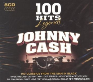 Johnny Cash - 100 Hits Legend 5-Cd i gruppen Minishops / Johnny Cash hos Bengans Skivbutik AB (1349212)