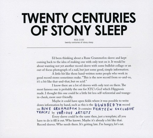 Various Artists - Twenty Centuries Of Stony Sleep i gruppen CD / Rock hos Bengans Skivbutik AB (1475381)