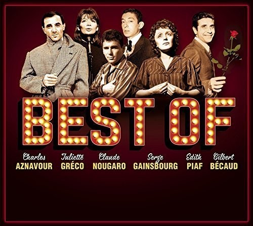 Aznavour Greco Nougaro Gainsbour - Best Of i gruppen CD / Pop hos Bengans Skivbutik AB (1514981)