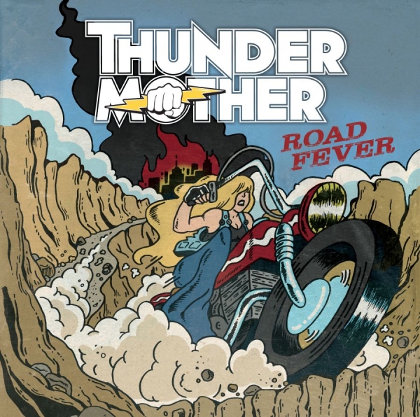 Thundermother - Road Fever i gruppen CD / Metal/ Heavy metal hos Bengans Skivbutik AB (1526491)