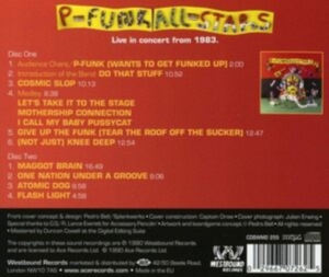 P-Funk All-Stars - Live At The Beverly Theater In Holl i gruppen CD hos Bengans Skivbutik AB (1532715)