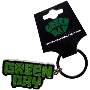 Green day - Band logo keychain i gruppen MERCH hos Bengans Skivbutik AB (1533592)