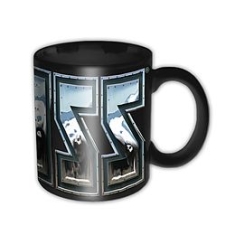 Kiss - Kiss Chrome Logo Black Boxed Mug (German i gruppen -Start Merch hos Bengans Skivbutik AB (1533676)