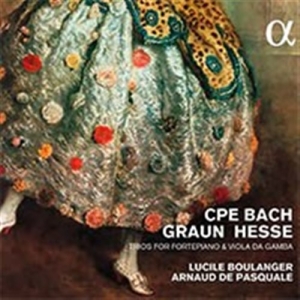 Bach C P E / Graun / Hesse - Trios For Fortepiano & Viola Da Gam i gruppen CD hos Bengans Skivbutik AB (1551602)