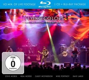 Flying Colors - Second Flight:Live At The Z7 i gruppen Musikk / Blu-Ray+CD / Rock hos Bengans Skivbutik AB (1552378)
