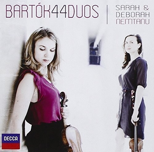 Nemtanu Sarah & Deborah - 44 Duos For Two Violins i gruppen CD / Klassisk hos Bengans Skivbutik AB (1714844)