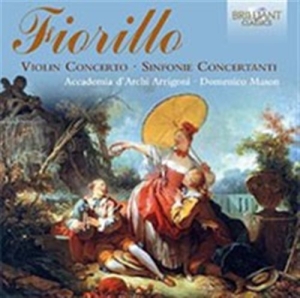 Fiorillo Federigo - Violin Concerto / Sinfonie Concerta i gruppen CD hos Bengans Skivbutik AB (1733735)
