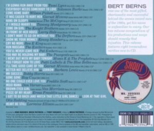 Various Artists - Mr Success: The Bert Berns Story Vo i gruppen CD hos Bengans Skivbutik AB (1734976)