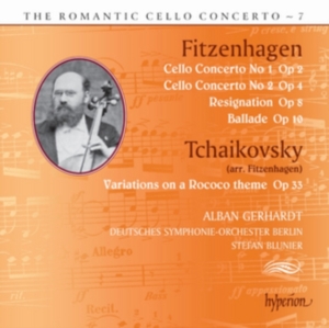 Fitzenhagen / Tchaikovsky - The Romantic Cello Concerto, Vol. 7 i gruppen CD / Klassisk hos Bengans Skivbutik AB (1787162)