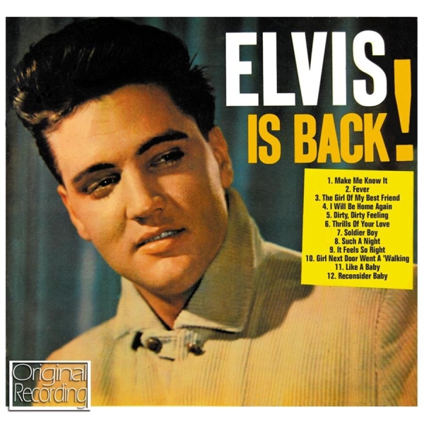 Presley Elvis - Elvis Is Back! i gruppen CD / Toppselgere hos Bengans Skivbutik AB (1795229)