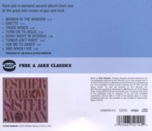Marrow Esther - Sister Woman i gruppen CD hos Bengans Skivbutik AB (1810518)