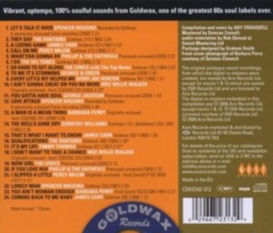 Various Artists - Goldwax Northern Soul i gruppen CD / Pop-Rock,RnB-Soul hos Bengans Skivbutik AB (1811248)