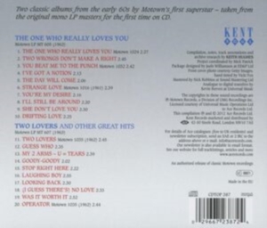 Wells Mary - One Who Really Loves You / Two Love i gruppen CD hos Bengans Skivbutik AB (1811481)