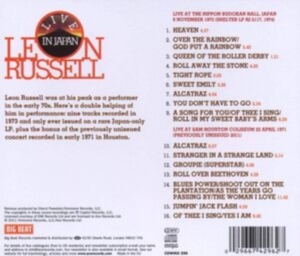 Russell Leon - Live In Japan, 1973 / Live In Houst i gruppen CD hos Bengans Skivbutik AB (1811577)