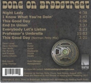 Done On Bradstreet - Time Capsule i gruppen CD hos Bengans Skivbutik AB (1812422)