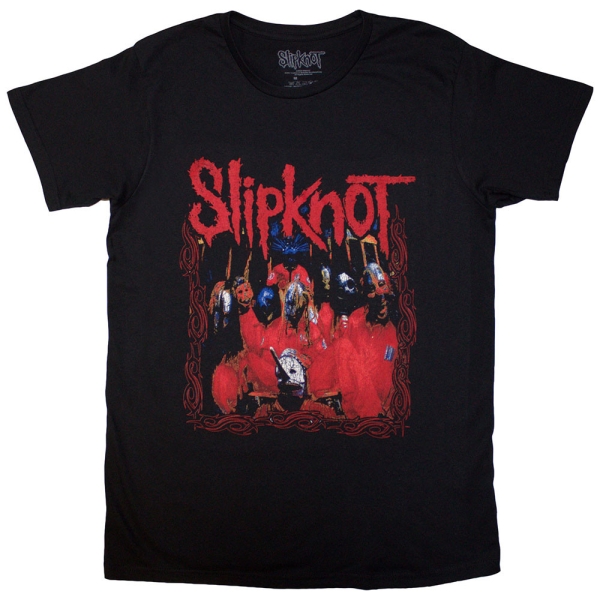 Slipknot/ Slipknot Unisex T-Shirt: Band Frame (L) i gruppen MERCH / Klær / T-skjorter hos Bengans Skivbutik AB (184305)