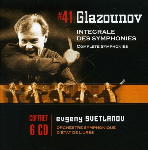 Evgeny Svetlanov - Glazounov : Symphonies Nos 1-8 i gruppen CD / Klassisk hos Bengans Skivbutik AB (1845429)