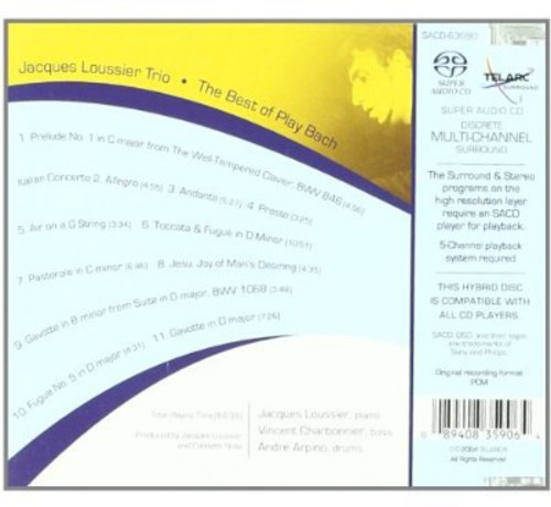 Loussier Jacques/Trio - Best Of Play Bach i gruppen Musikk / SACD / Pop hos Bengans Skivbutik AB (1902710)