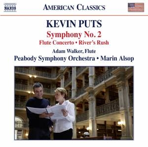 Puts Kevin - Symphony No. 2 / Flute Concerto i gruppen CD hos Bengans Skivbutik AB (2003498)