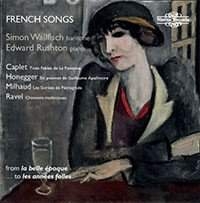 Honegger / Milhaud / Ravel - French Songs i gruppen CD hos Bengans Skivbutik AB (2003816)
