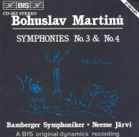 Martinu Bohuslav - Symphony 3/4 i gruppen CD hos Bengans Skivbutik AB (2006629)
