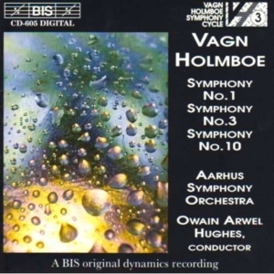 Holmboe Vagn - Symphony 1 3/Rustica 10 i gruppen CD hos Bengans Skivbutik AB (2006667)