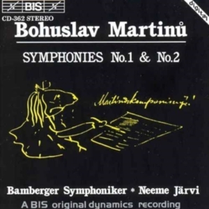 Martinu Bohuslav - Symphony 1/2 i gruppen CD hos Bengans Skivbutik AB (2006833)