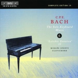 Bach Carl Philipp Emanuel - Solo Keyb Music Vol 6 i gruppen CD hos Bengans Skivbutik AB (2006865)