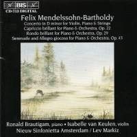 Mendelssohn Felix - Violin/Piano Conc Rondo i gruppen CD / Klassisk hos Bengans Skivbutik AB (2006902)