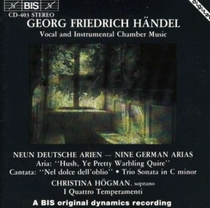 Handel George Frideric - Neun Deutschen Arien i gruppen CD / Klassisk hos Bengans Skivbutik AB (2007183)