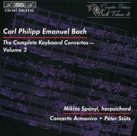 Bach Carl Philipp Emanuel - Keyboard Concertos Vol 3 i gruppen CD / Klassisk hos Bengans Skivbutik AB (2007196)