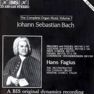 Bach Johann Sebastian - Organ Music Vol 7 i gruppen CD hos Bengans Skivbutik AB (2007202)