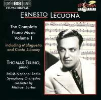 Lecuona Ernesto - Complete Piano Music Vol 1 i gruppen CD hos Bengans Skivbutik AB (2007278)