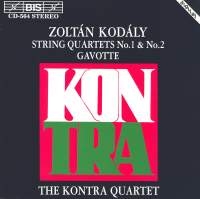 Kodaly Zoltan - String Quartet 1/2  Gavotte i gruppen CD hos Bengans Skivbutik AB (2007373)