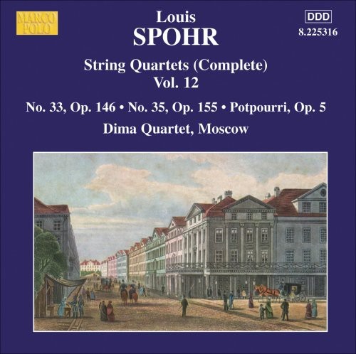 Spohr Louis - String Quartets Vol. 12 i gruppen CD / Klassisk hos Bengans Skivbutik AB (2007581)
