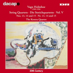 Holmboe Vagn - String Quartet Vol 5 i gruppen CD hos Bengans Skivbutik AB (2007994)
