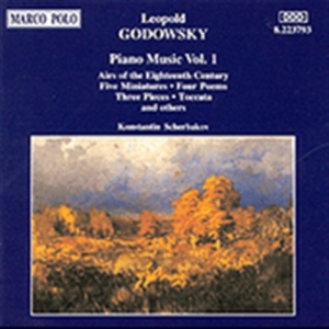 Godowsky Leopold - Piano Music Vol 1 i gruppen CD hos Bengans Skivbutik AB (2008148)
