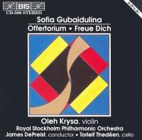 Gubaidulina Sofia - Offertorium Freue Dich i gruppen CD hos Bengans Skivbutik AB (2008678)