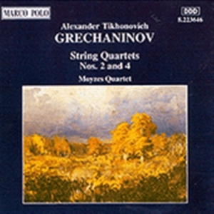 Grechaninov Alexandr Tikhonov - String Quartet Op70 Op124 i gruppen CD hos Bengans Skivbutik AB (2008750)