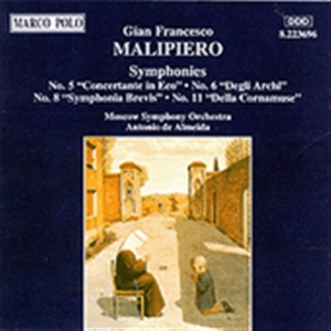 Malipiero Gian Francesco - Symphony 5 6 8 11 i gruppen CD hos Bengans Skivbutik AB (2008980)