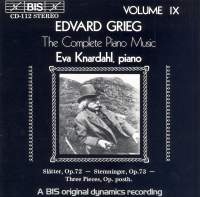 Grieg Edvard - Complete Piano Music Vol 9 i gruppen CD hos Bengans Skivbutik AB (2009125)