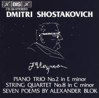 Shostakovich Dmitry - Piano Trio, String Quartet/Blo i gruppen CD hos Bengans Skivbutik AB (2009289)
